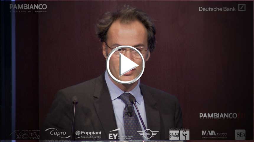 “Innovazione e velocità ” – Intervento David Pambianco