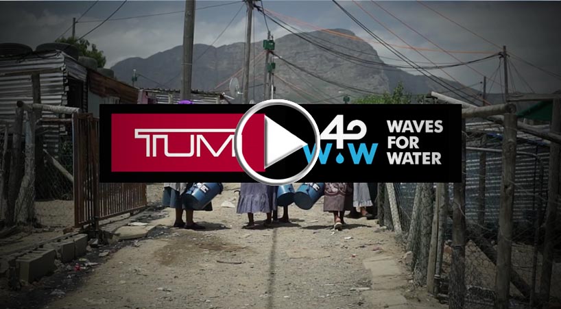 Tumi e Waves for Water insieme per Giornata Internazionale dell’Acqua