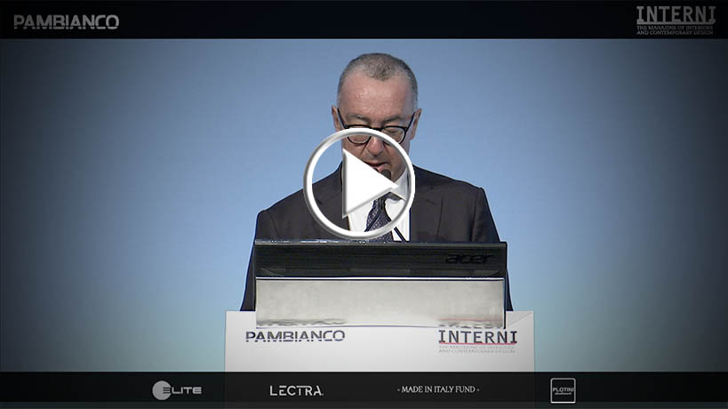 “L’industria del Design tra canale consumer e contract” – Walter Ricciotti