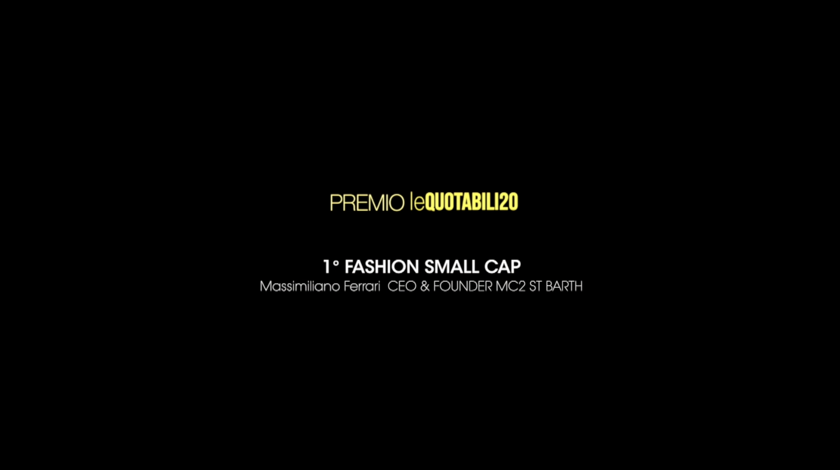 1°Fashion Small Cap – Massimiliano Ferrari