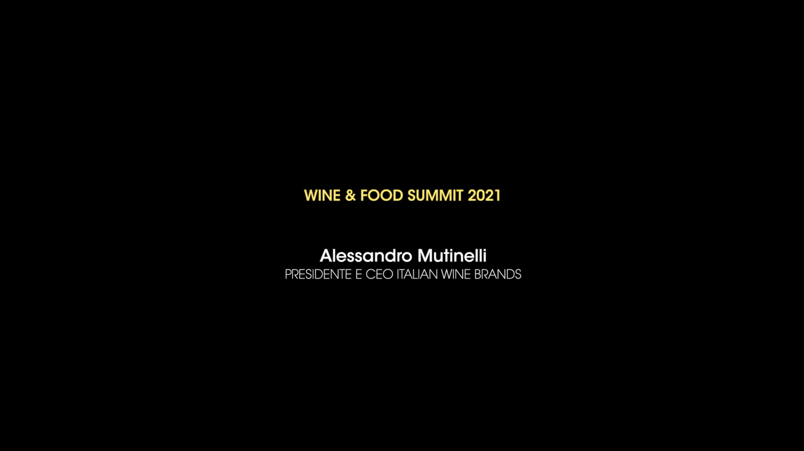 I settori del wine&food e la sfida della ripresa – Alessandro Mutinelli