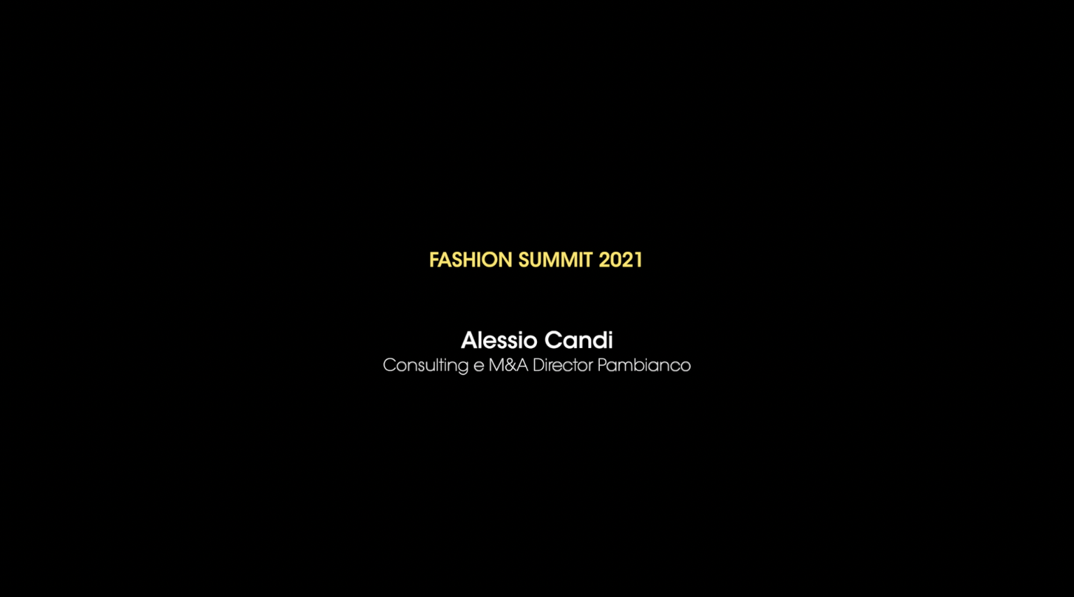 La fashion Industry e i nuovi paradigmi – Alessio Candi 