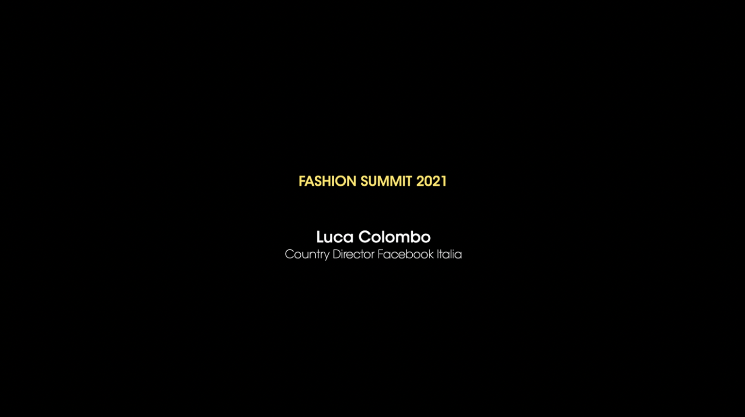 La fashion Industry e i nuovi paradigmi – Luca Colombo