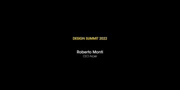 Il futuro del design italiano nel nuovo panorama competitivo –  Roberto Monti