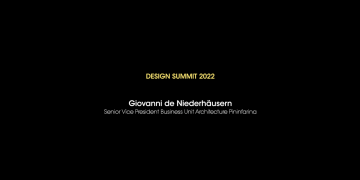 Il futuro del design italiano nel nuovo panorama competitivo –  Giovanni de Niederhäusern