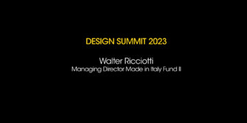 Il new normal dell’arredo italiano – Walter Ricciotti